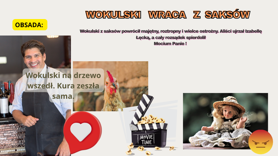 Wokulski wraca z saksów
